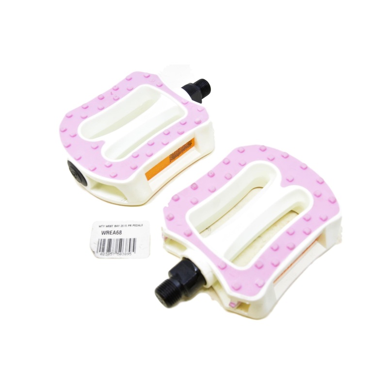 Raleigh West Bay Trendy Pink & White 9-16 Pedals Ideal For 20 Wheel Girlie Bikes