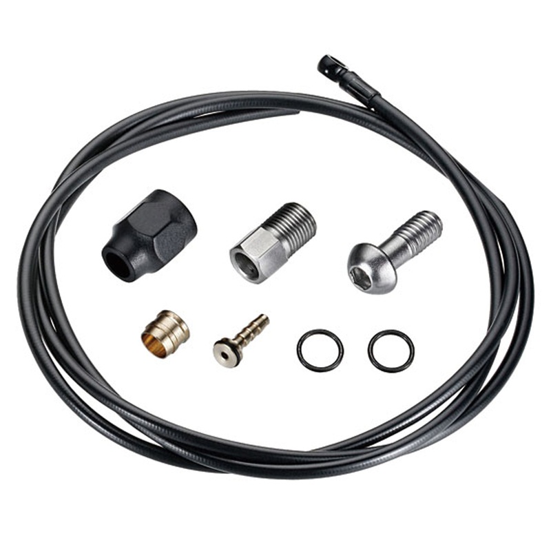 TRP Disc Brake Banjo Hose Kit – 2000 x 5.0mm Black