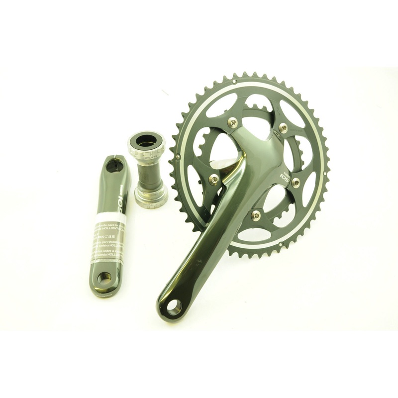 SHIMANO 105 FC-5650 10 SPD DOUBLE CHAIN SET 50-34 TEETH GREY 172.5mm WITH BB SET