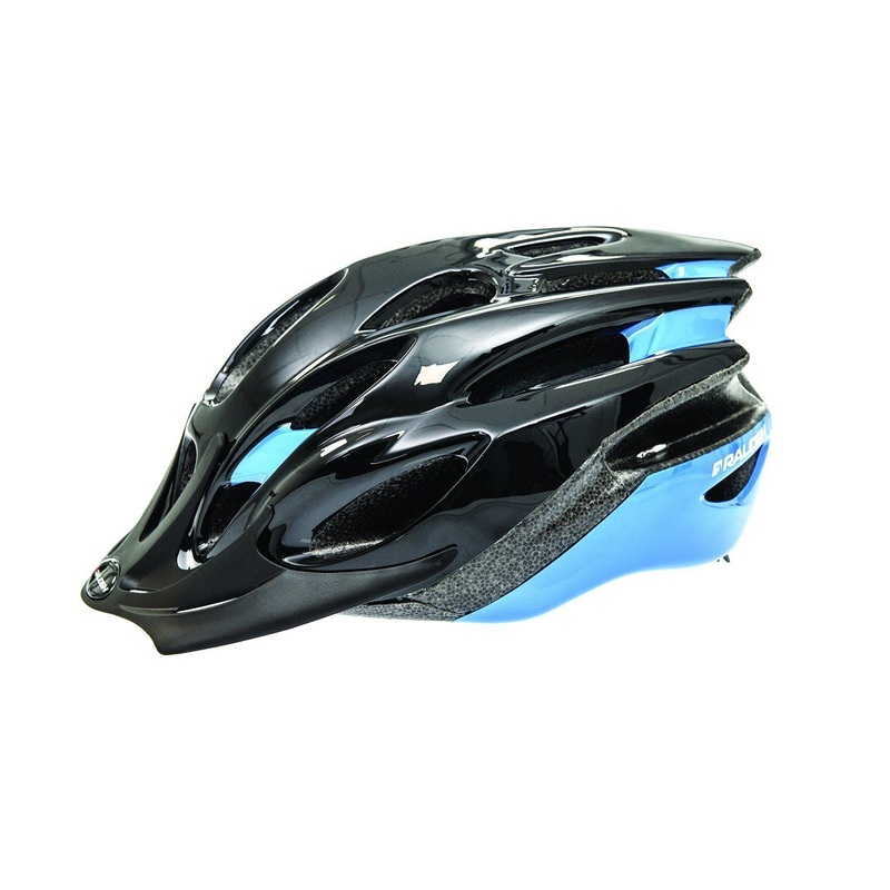RALEIGH MISSION EVO CYCLE BIKE HELMET BLACK- BLUE LARGE 58- 62cm
