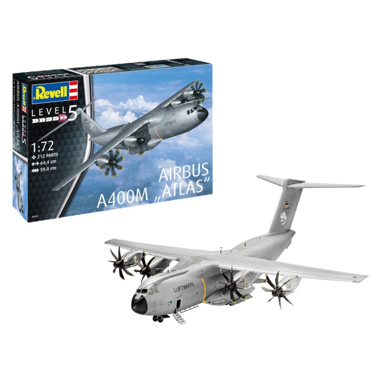 Revell Airbus A400M Atlas 1:72 Transport Plane Model Kit