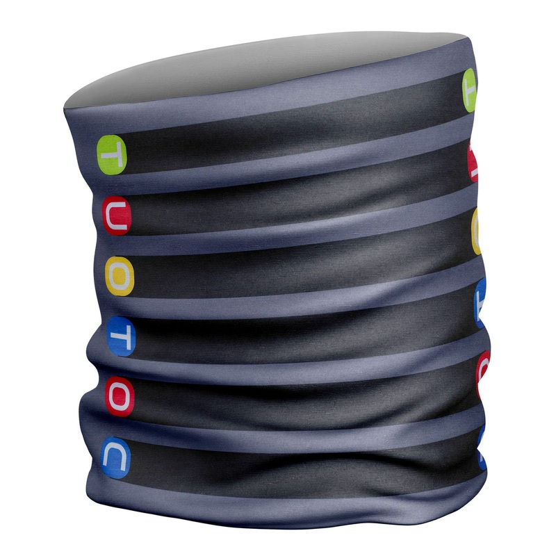Scaldacollo Dotout Flag – Nero multicolore