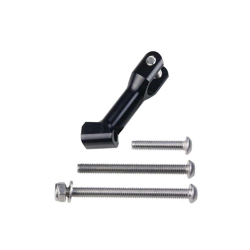 Son Milled Headlight Bracket|SHORT – 37X40MM|LONG – 45X52MM|BLACK ANODISED