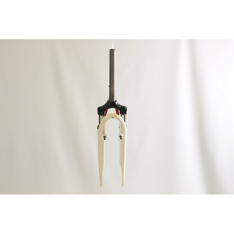 700c 28 SUNTOUR CR-7 SUSPENSION BIKE FORK 1 1-8 255mm V BRAKE WHITE
