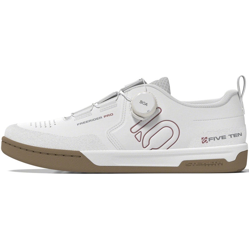 Five Ten Freerider Pro BOA Flat Shoes – Womens  FTWR White/Warm Clay/Gray Three 6
