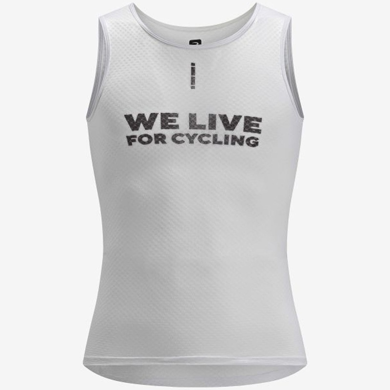 Maglia intima senza maniche Pinarello – Bianco