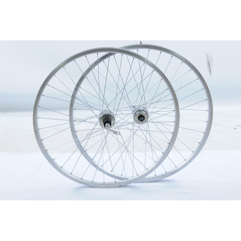 PAIR 700c x 19 (28) DISC HUB WHEELS with SHIMANO C501 NEXAVE 8-9 SPD HUB 622×19