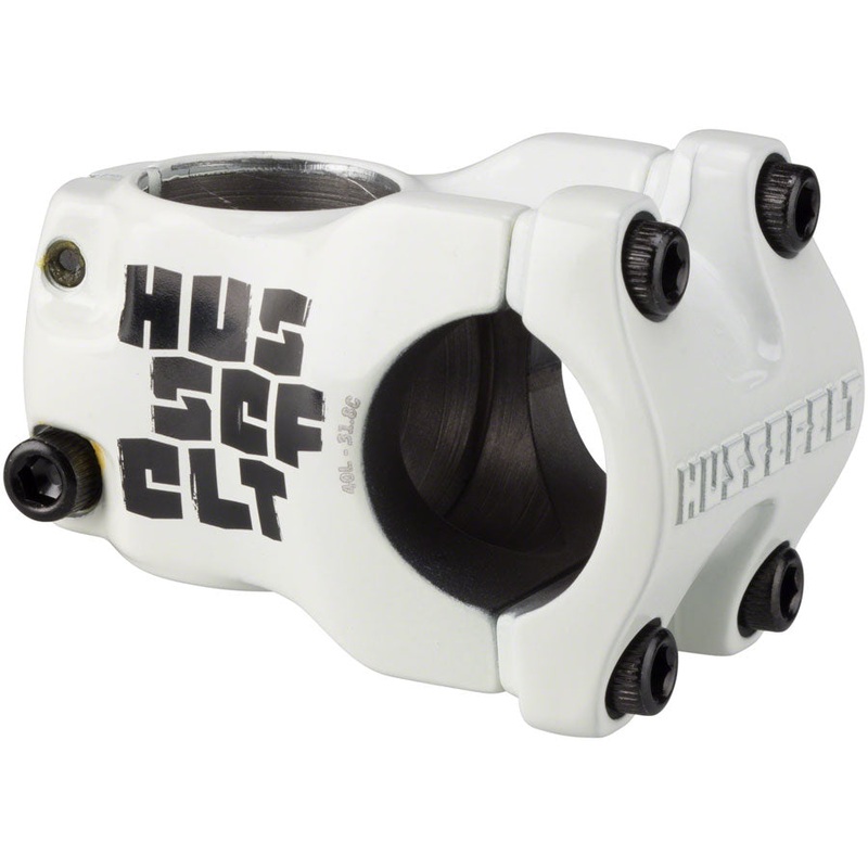 TruVativ Hussefelt Stem – 40mm 31.8 Clamp +/-0 1 1/8 Aluminum White