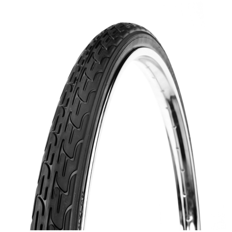 700 x 35c Hybrid Trekking Bike Tyre Quality Folding Bead City Semi Slick Tread Black