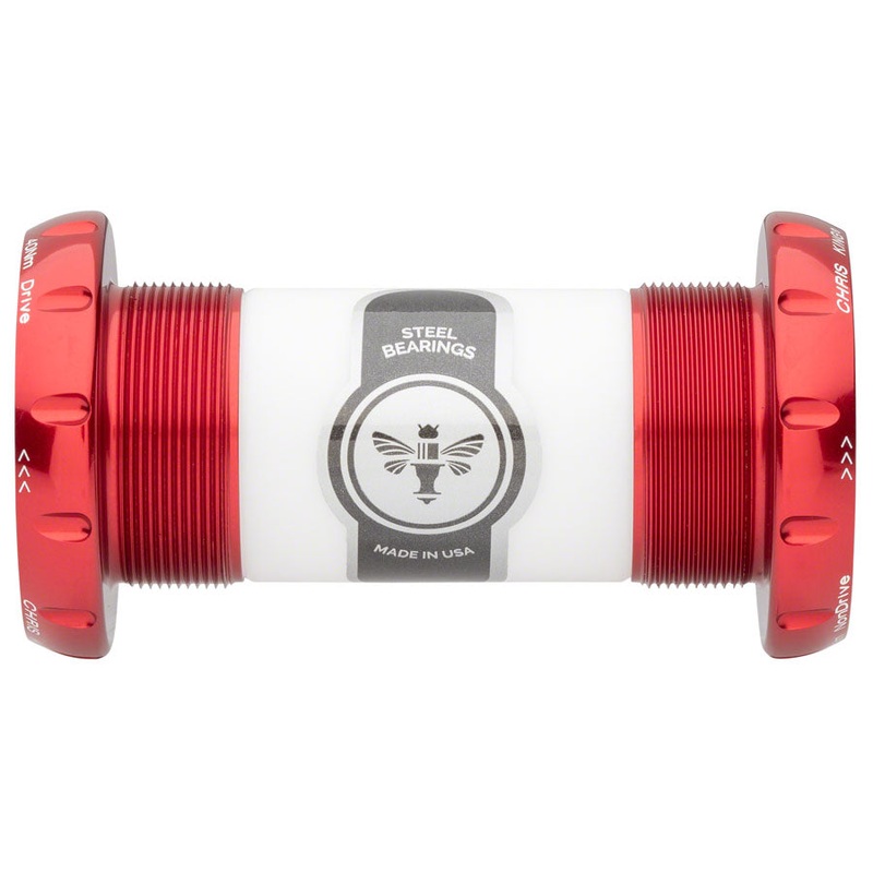 Chris King ThreadFit 30 Bottom Bracket Fit Kit 2 – English For DUB Road Red