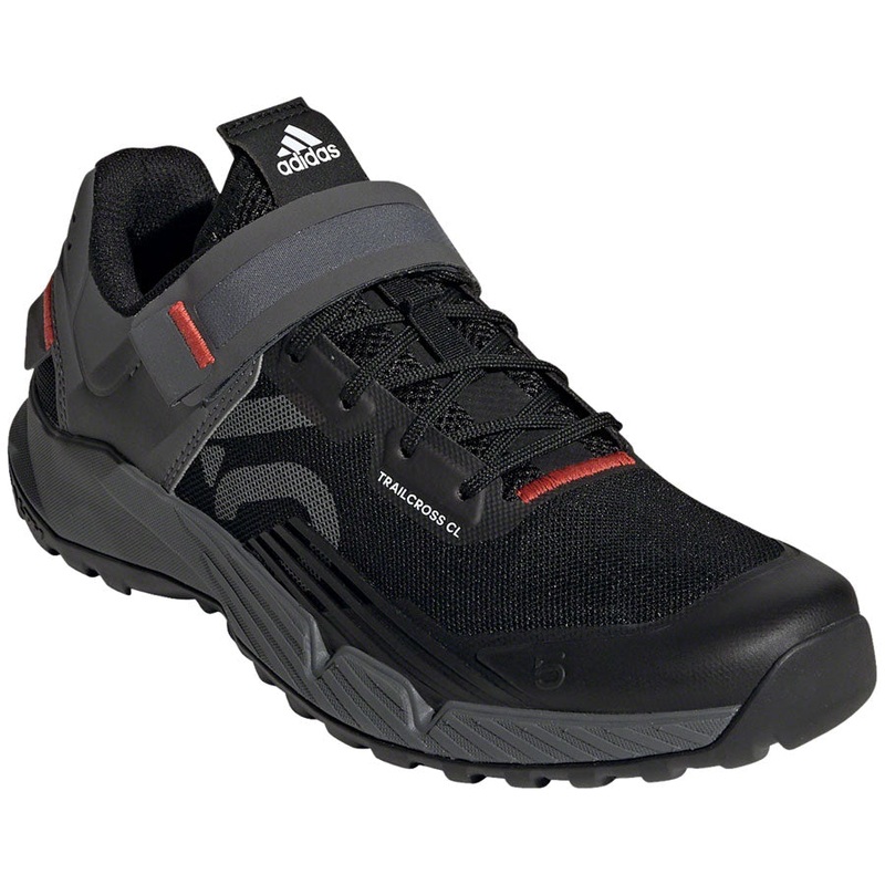 Five Ten Trailcross Mountain Clipless Shoes – Womens Core BLK/Gray Three/Red 9.5