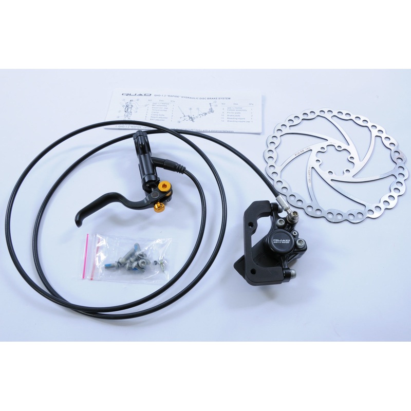 QUAD RAPIDE BIKE 1.2 HYDRAULIC DISC BRAKE REAR 180mm ROTOR DHILL BIKE 50% OFF RR