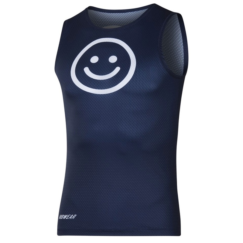 Maglia intima senza maniche MBwear Smile – Blu