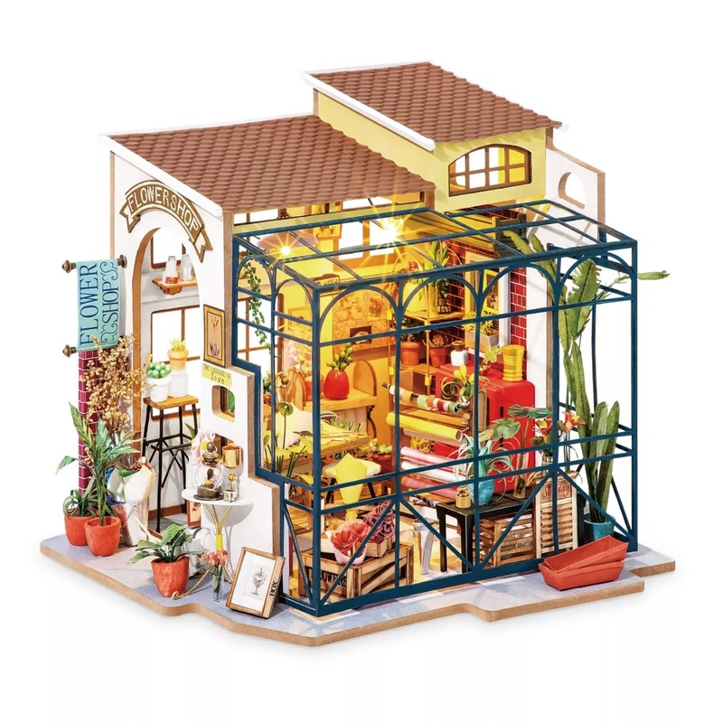 Rolife Emilys Flower Shop Miniature House 3D Puzzle DG145