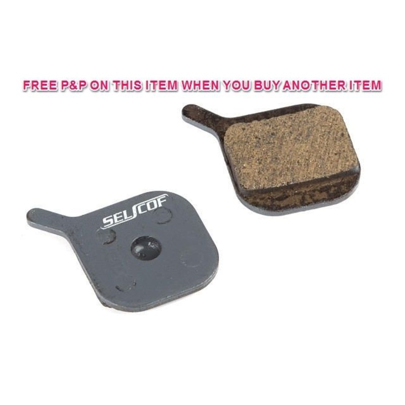 SELCOF SEMI METALLIC DISC BRAKE PADS FOR CANNONDALE CODA, REPLACEMENTS, S-211