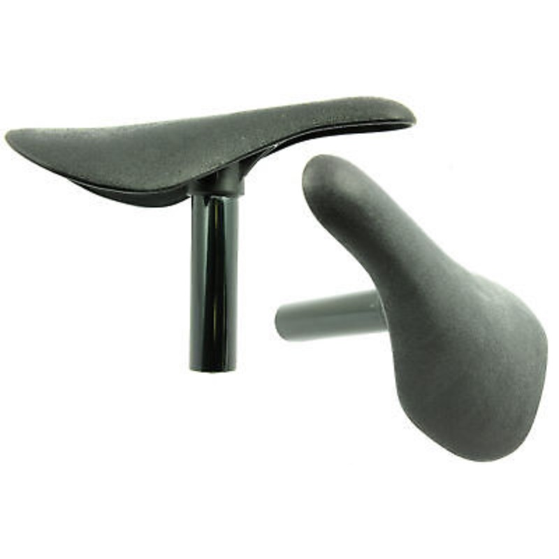 AFFIX BMX SADDLE & SEAT POST SYSTEM 27.2mm LIGHTWEIGHT BLACK 100mm POST LENGTH