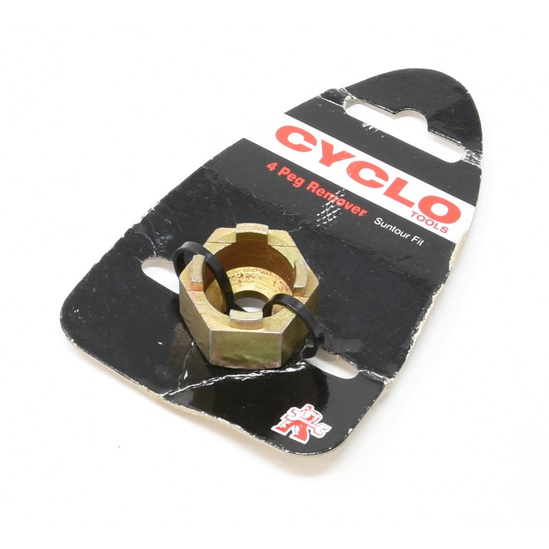 CYCLO 4 PIN FREEWHEEL REMOVER TOOL SUNTOUR & ALL BRANDS 4 PEG MULTIPLE FREEWHEEL