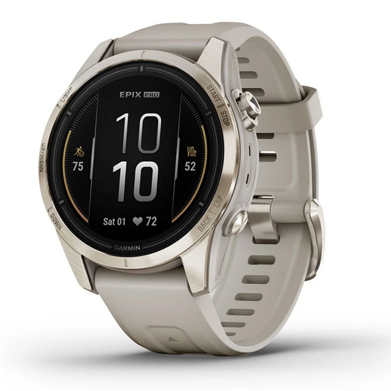 Garmin epix Pro (Gen 2) Sapphire Edition 42mm – Beige