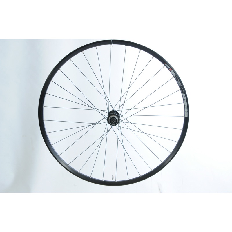 700c BIKE 622 x 19 SHIMANO DISC HUB CENTRE LOCK FRONT WHEEL BLACK DUAL WALL RIM