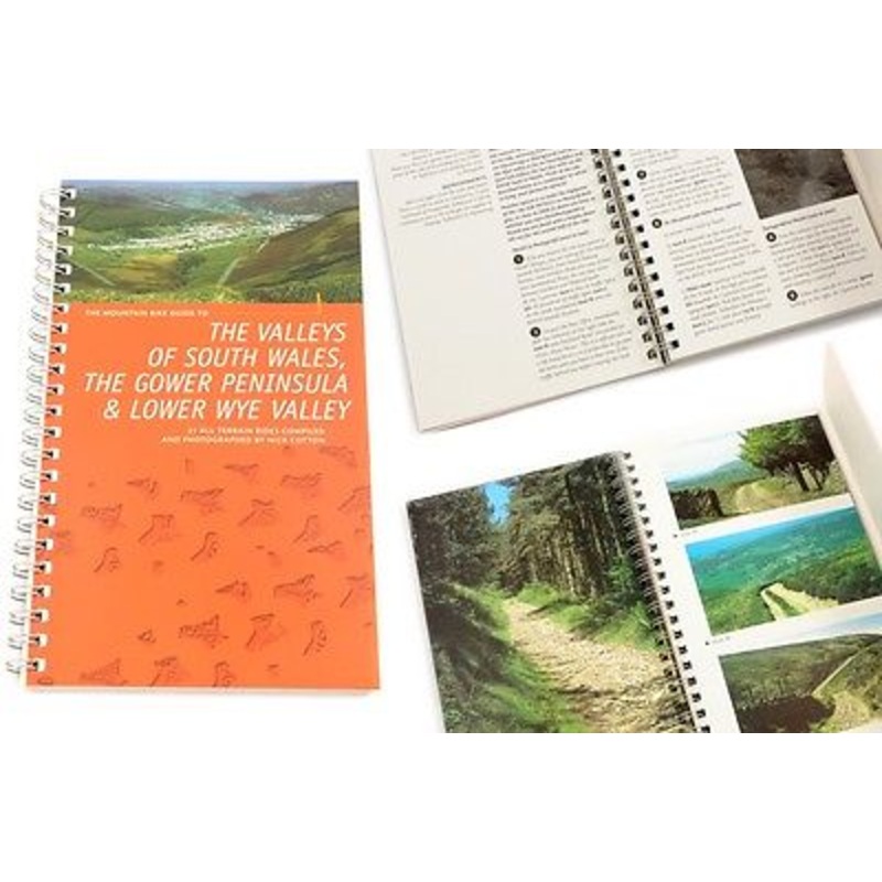 MOUNTAIN BIKE GUIDE BOOK MAP TO SOUTH WALES-GOWER-WYRE VALLEY 50% OFF FREE P&P