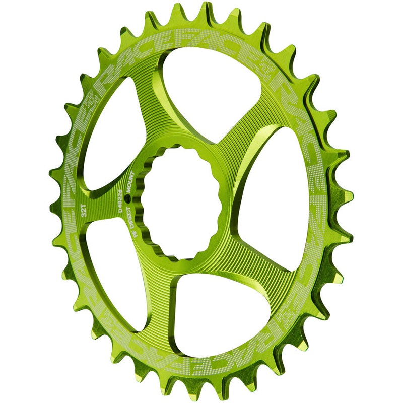 RaceFace Narrow Wide Chainring: Direct Mount CINCH 34t Green