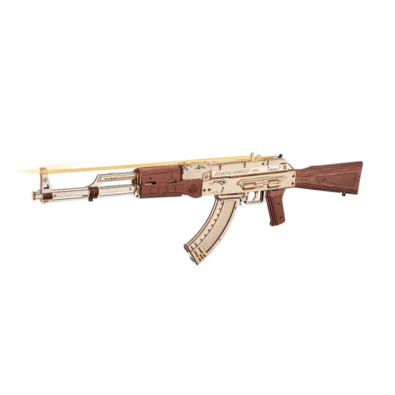 ROKR AK-47 Assault Rifle Gun Toy LQ901 Wooden 3D Puzzle