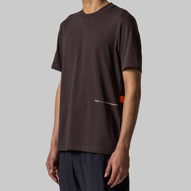T-Shirt Maap Transit- Marrone|S|M|L|Marrone