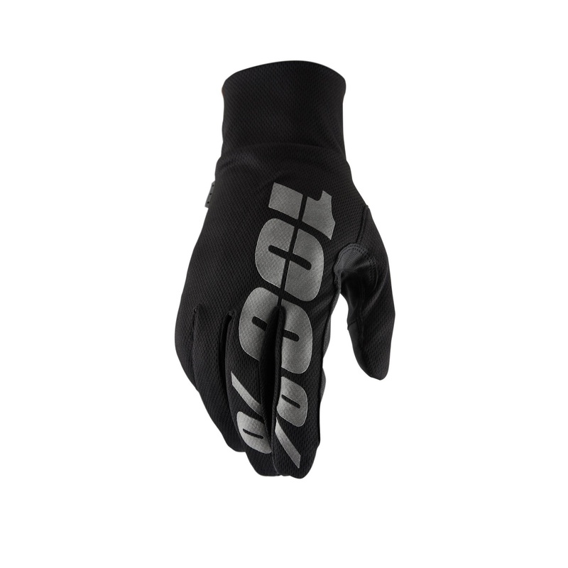 100% Hydromatic Waterproof Black X Large Men’s Full Finger Cycling Gloves