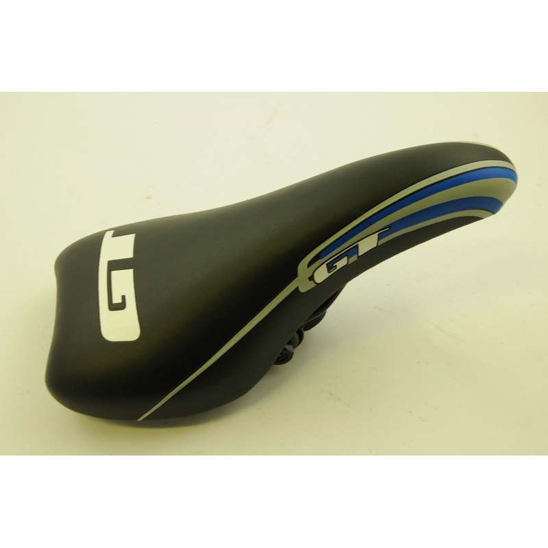GT-14 B1 OLD SCHOOL BMX VISCOUNT GT BMX SADDLE BIKE SEAT BLACK BLUE TRIM YEAR M