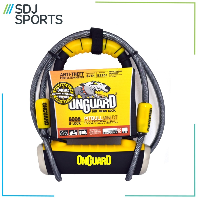 Onguard Pitbull Mini DT 8008 Bike D-Lock Includes Cable