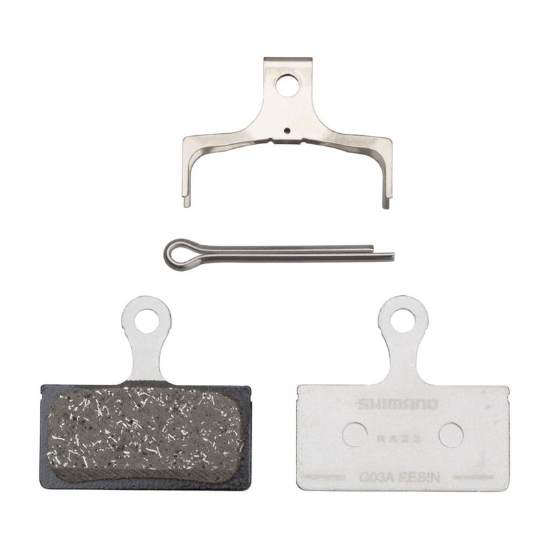 Shimano G05A-RX Resin Pad Bulk Pack (No Fin) (w/Springs) (w/Split Pins) (25 Pairs)