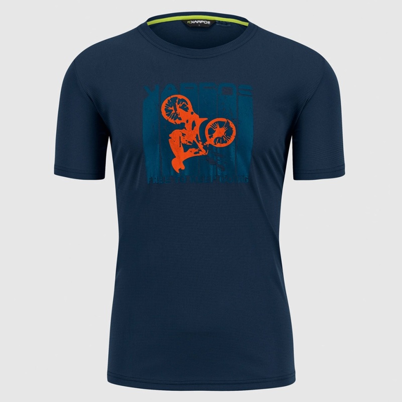T-Shirt Karpos Val Federia – Blu scuro
