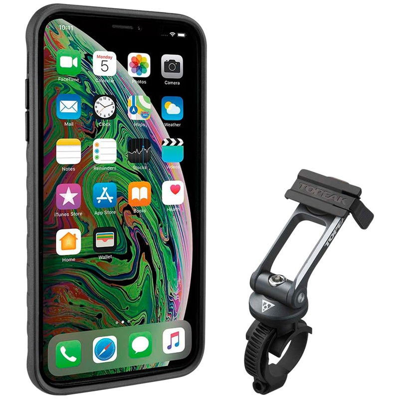 Topeak Ridecase with Mount – Fits iPhone XS MAX Black/Gray