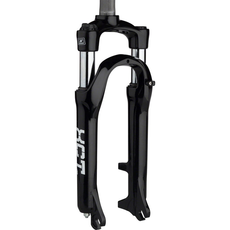 SR Suntour XCT JR-L 20 Suspension Fork – 20 1-1/8 Threadless Steerer 63mm Disc BLK