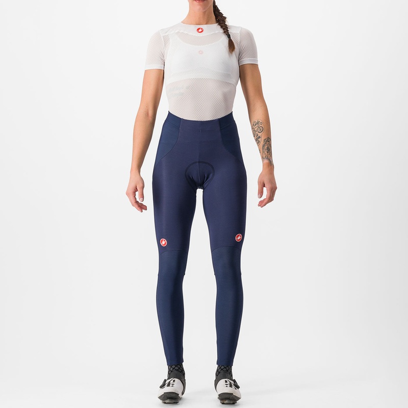 Calzamaglia senza bretelle donna Castelli Sorpasso RoS – Blu scuro