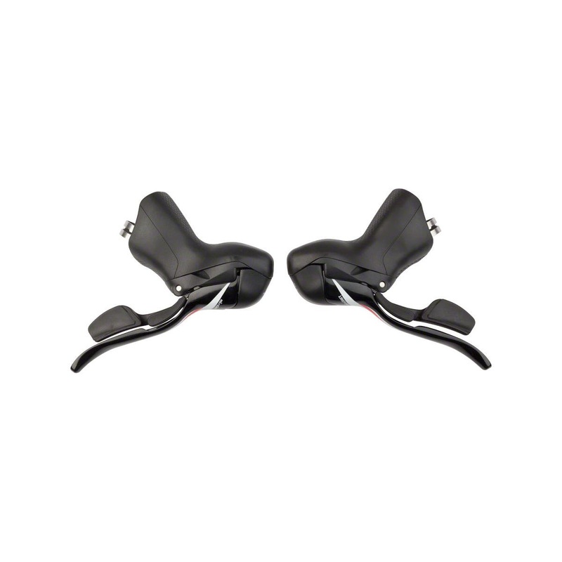 Microshift R10 Drop Bar Brake/Shift Levers (Black) (Standard Reach) (Pair) (2 x 10 Speed) (Shimano Compatible)