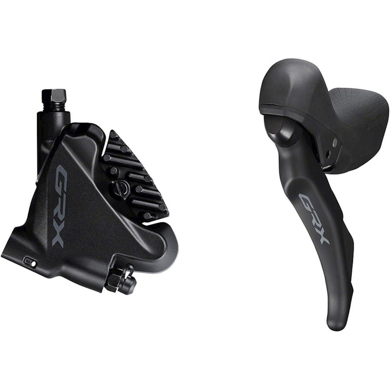 Shimano GRX ST-RX600 Hydraulic Disc Brake/Shift Lever Kit (Black) (Left) (Flat Mount) (2x) (Caliper Included)