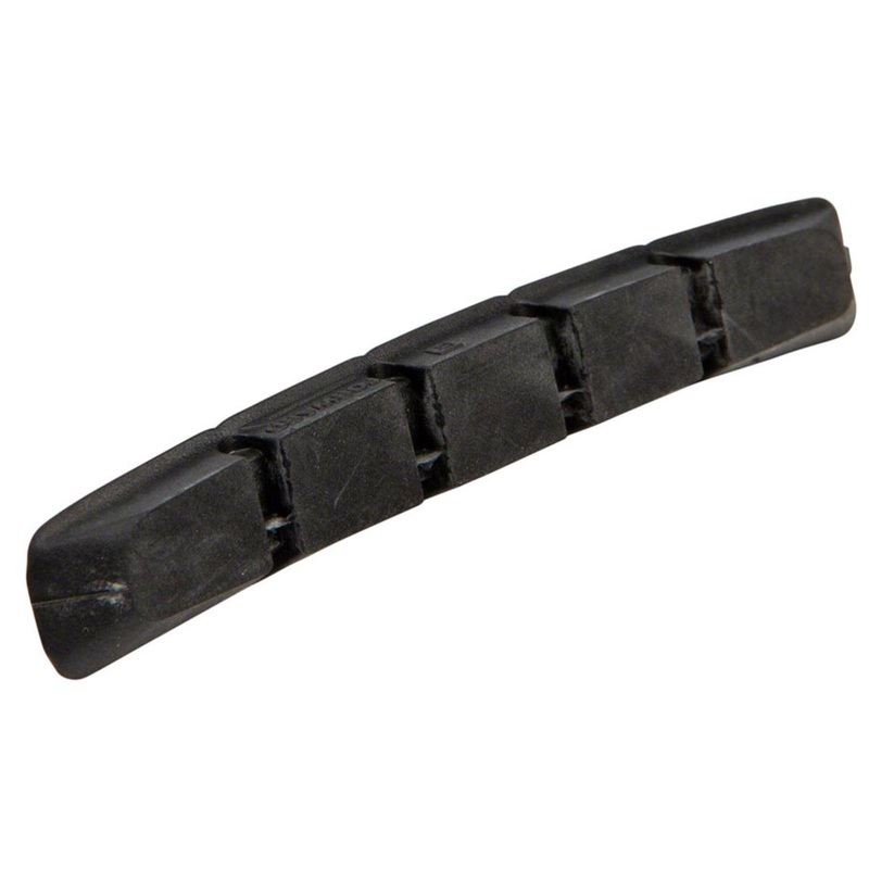 Shimano M70 V-Brake Pad Inserts (Black) (Pair) (1 Pair) (Machined Sidewall)