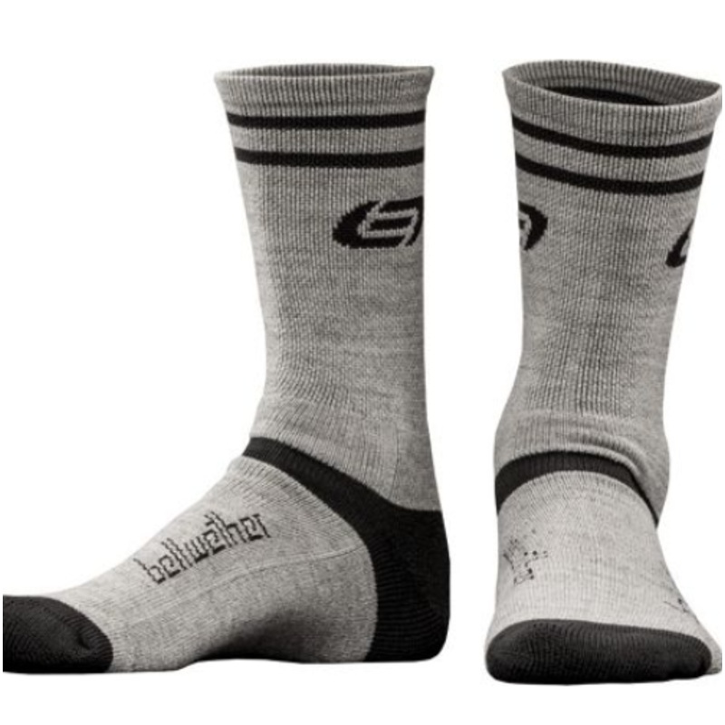 Bellwether Warm Thermal Winter Cycling Socks Grey & Black L-XL UK 8 – 11