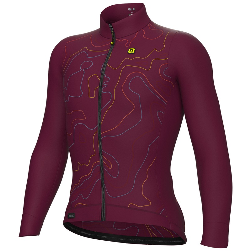Maglia maniche lunghe Ale PR-E Top – Bordeaux