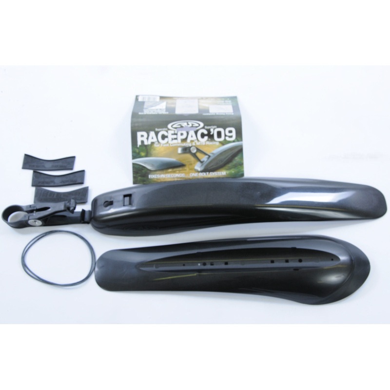 RACE PAC MTB TREKKING BIKE SEAT POST MOUNT REAR MUDGUARD SPLASH&DIRT CRUD GUARD