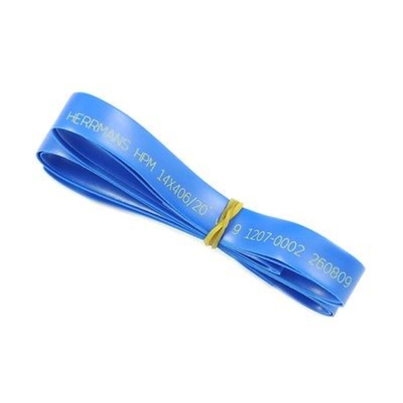 JOB LOT 10 x 20HERRMANS RIM TAPES BLUE PLASTIC 14mm KIDS, BMX, FOLDING CYCLES