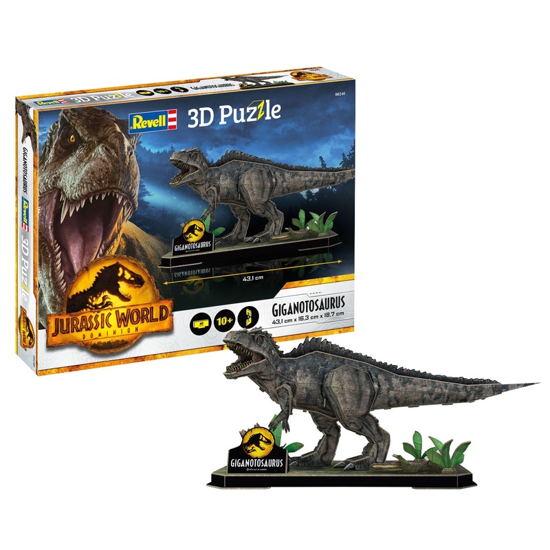 Revell Jurassic World Dominion Giganotosaurus 3D Puzzle Dinosaur 00240