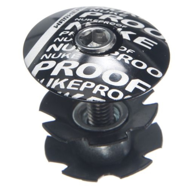 Nukeproof Fork Top Cap and Star Nut 1.5 Black