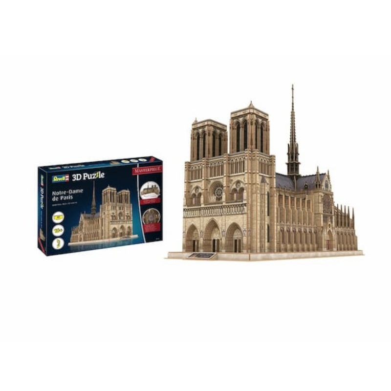 Revell Notre-Dame de Paris Masterpiece Edition Cathedral 3D Puzzle