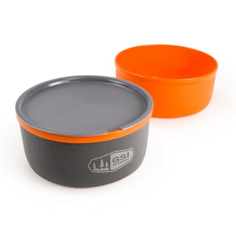 Ultralight Nesting Bowl & Mug|Orange|Blue