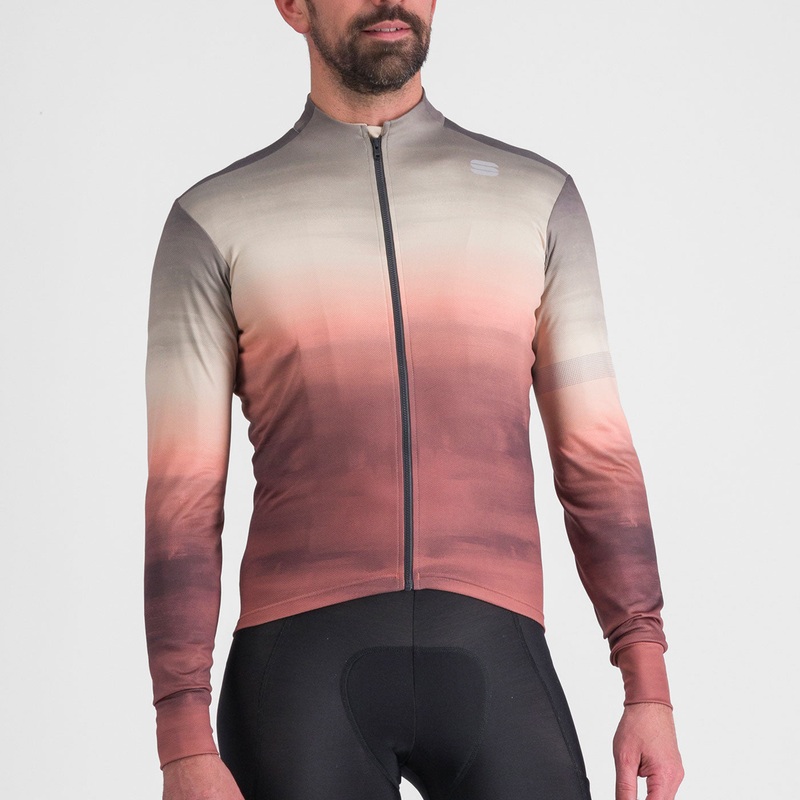 Maglia maniche lunghe Sportful Flow Supergiara – Rosso