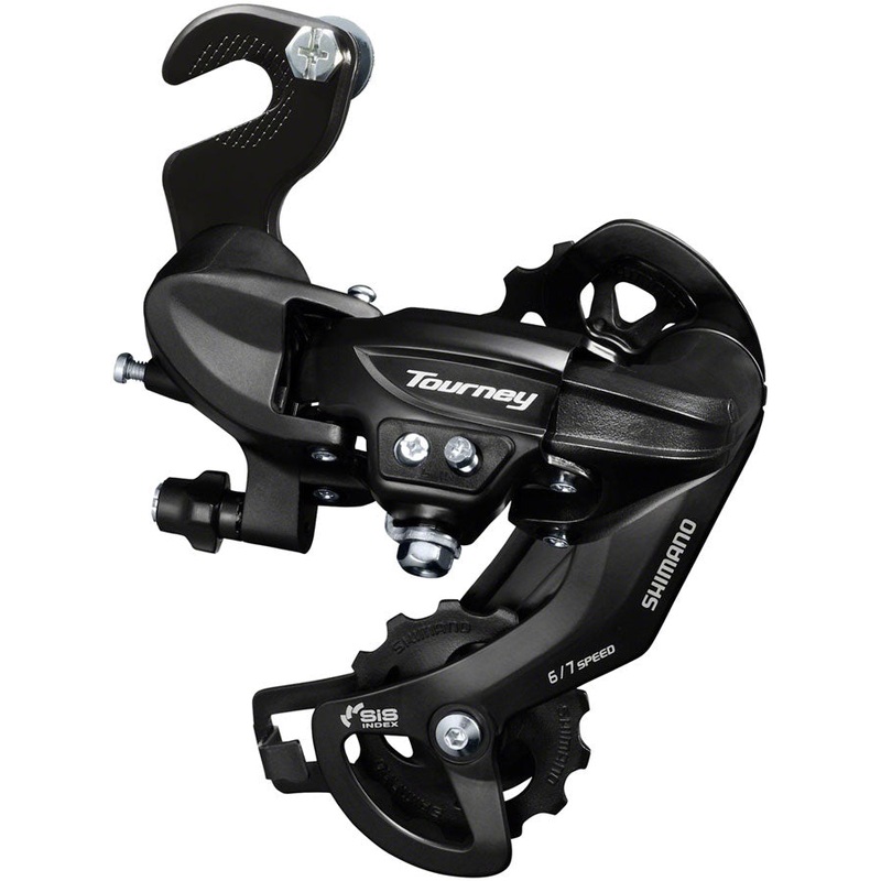 Shimano Tourney RD-TY300-SGS Rear Derailleur – 67 Speed Long Cage BLK BMX/Track Frame Hanger