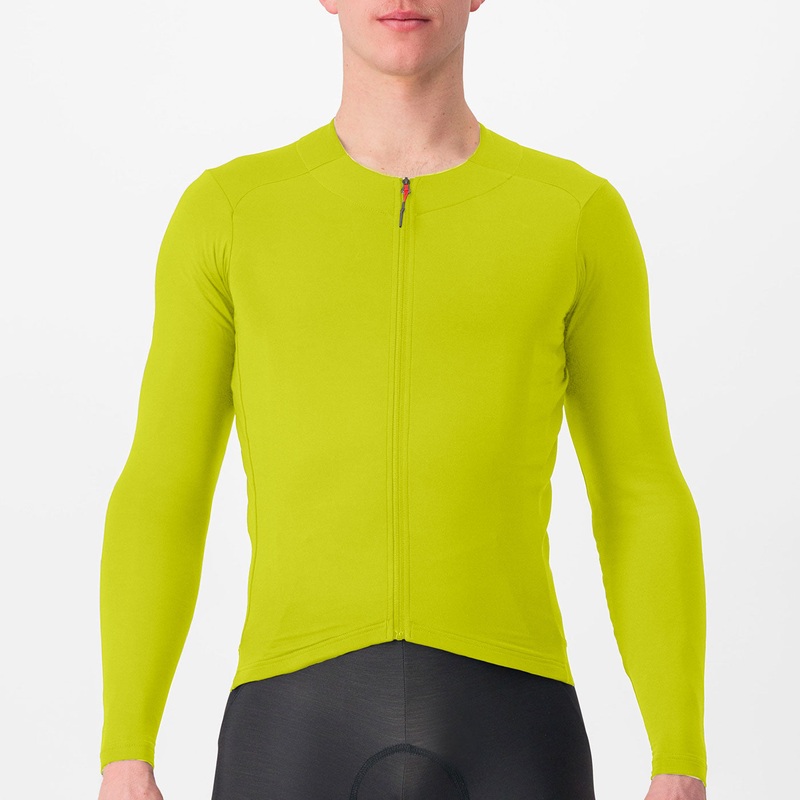 Maglia maniche lunghe Castelli Fly – Giallo