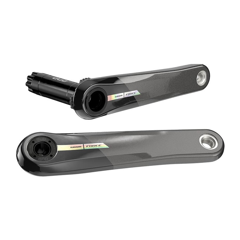 SRAM Force Crank Arm Assembly – 175mm 12-Speed 8-Bolt Direct Mount DUB Spindle Interface Iridescent Gray D2